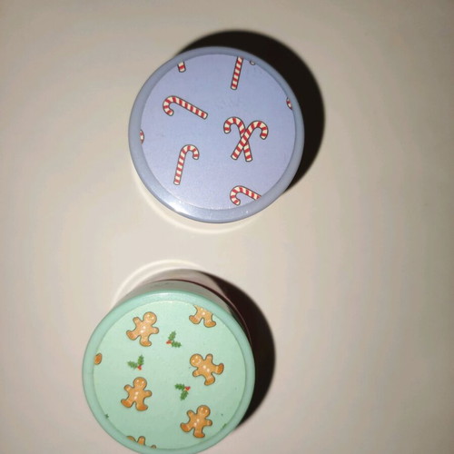 Make-up Revolution lip scrub and lip balm set used