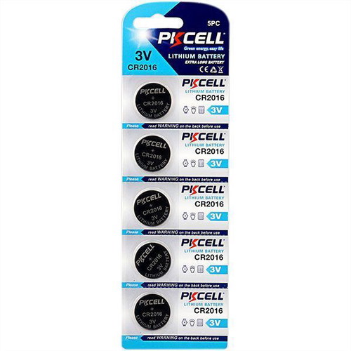 Lithium battery CR2016 button new, 3V