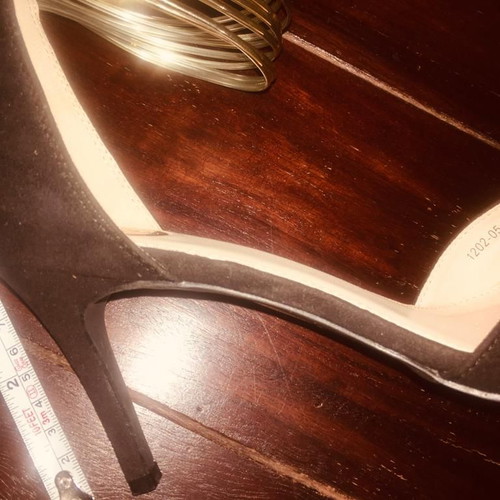 High-heeled shoes like new, black pumps size 41