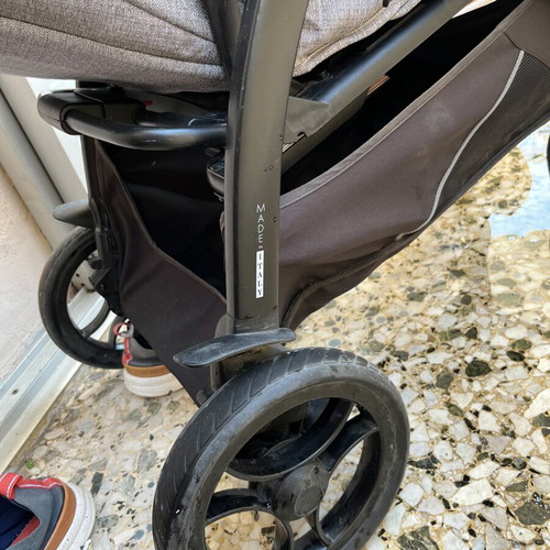 Peg Perego Veloce stroller, grey/leather
