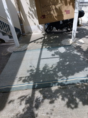 Rug used, dimensions 2.46 by 2.00 meters