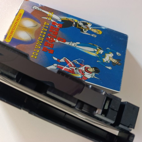 Saber Rider and the Star Sheriffs VHS tape used, dubbed anime 80s