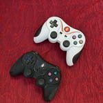 PlayStation 3 slim used, with two controllers