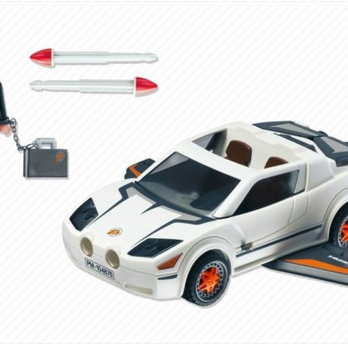 Playmobil 4876 Collectible Top Agents Racing Car like new