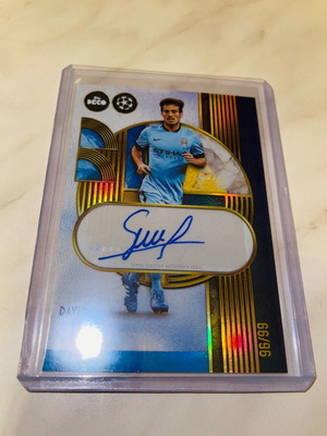 Topps Deco Legend David Silva Auto 66/96 new