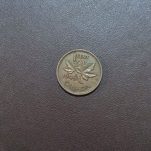 Canada 1 Cent Coin 1945