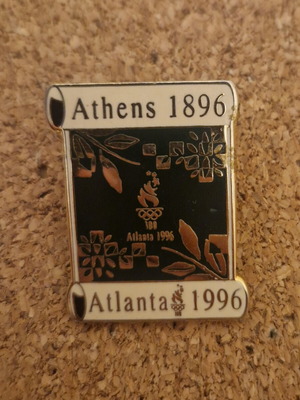 Καρφίτσα Ολυμπιακών Αγώνων Αθήνα 1896 Ατλάντα 1996