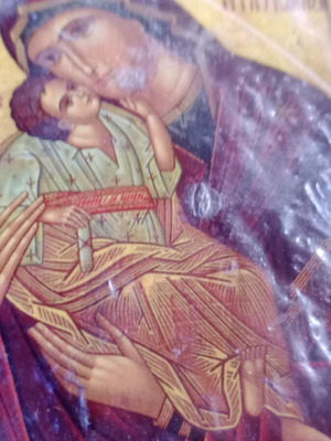 Virgin Mary Glykofilousa icon new, small wooden