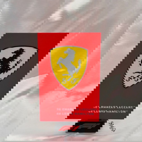 F1 Scuderia Ferrari 2025 Διακοσμητικό γραφείου
