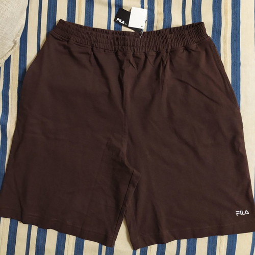 Fila athletic shorts new brown with pockets Large