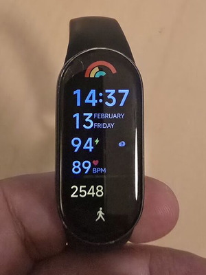 Xiaomi Smart Band 9 σαν καινούργιο με προστασία οθόνης και ανταπτορα φόρτισης