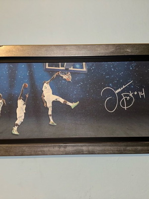 James Gist Signed Frame like new, limited edition 100 pieces