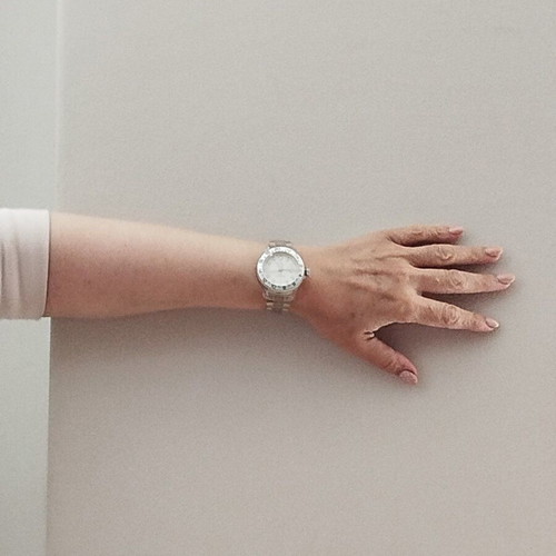 Newman watch used with white bezel and 5ATM water resistance