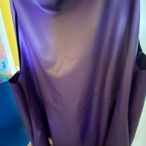 Faux leather vest new, purple, one size