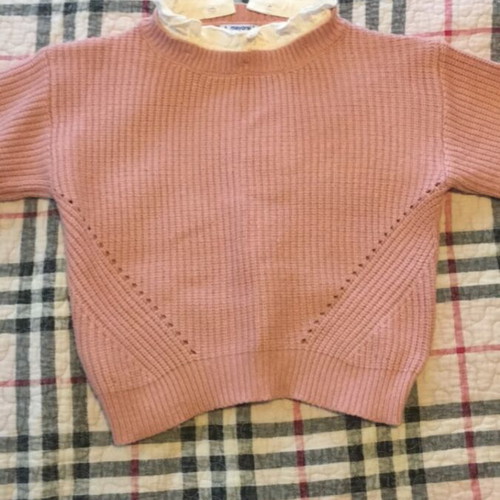 Mayoral sweater for girls like new, pink, size 116 cm