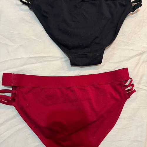Oysho XS lingerie new, 2 pcs red and black