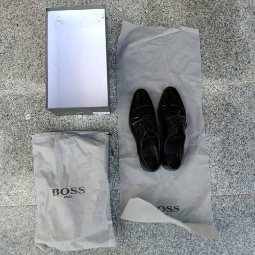Boss Wedding Shoes Size 42 New, Black