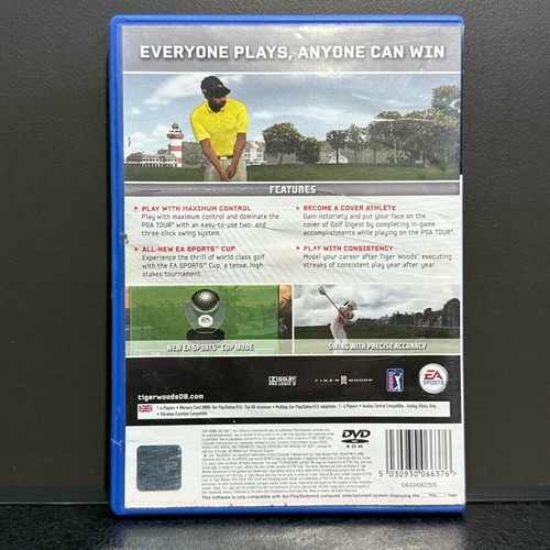 Tiger Woods 09 PlayStation 2 game used