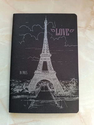 Notebook like new with black inner pages