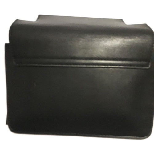 Estee Lauder clutch pouch new, black leather