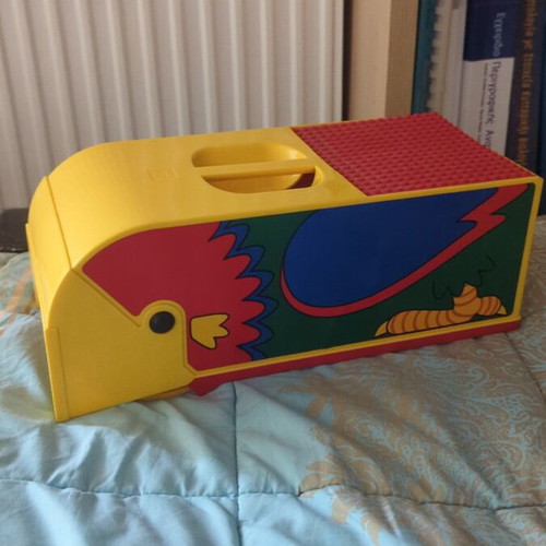 Duplo Red Brick Lego 6840 Parrot Vacuum used 1991