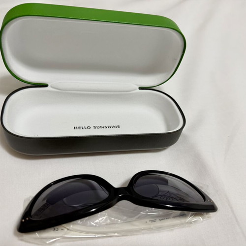 Kate Spade Angelique Hello Sunshine sunglasses new, black and white