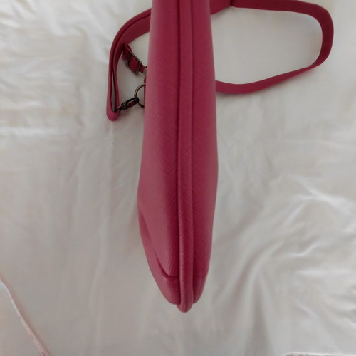 Pepe Jeans crossbody bag like new, fuchsia faux leather