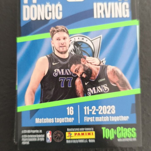 Panini Top Class 2024 NBA Basketball Mavericks Synergy 226 like new