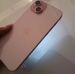 iPhone 15 Plus pink like new, 128GB, Apple iOS
