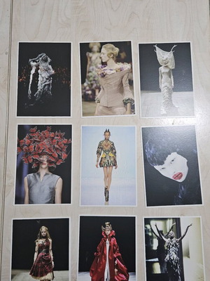 Alexander McQueen postcards like new, set of 16 from exhibition