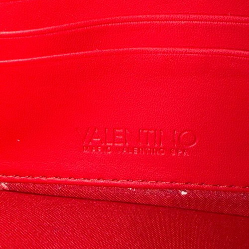 Valentino wallet used, red