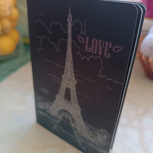Notebook like new with black inner pages