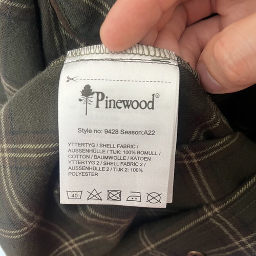 Pinewood Sweden Men's Shirt Medium new, 100% cotton