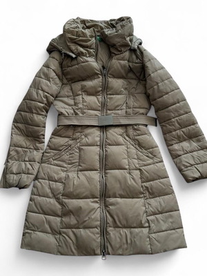 United Colours Of Benetton γυναικείο μπουφάν με κουκούλα, σαν καινούργιο, μέγεθος M, μπεζ