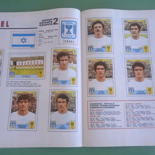 Mexico 1970 album used, official photocopy