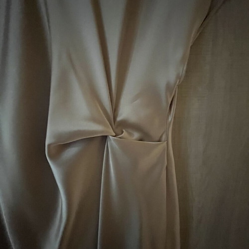 Zara satin dress medium beige like new