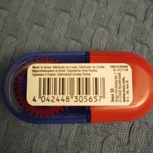 Tesa glue roller mini 5mm x 6m with protective cap