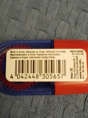 Tesa glue roller mini 5mm x 6m with protective cap
