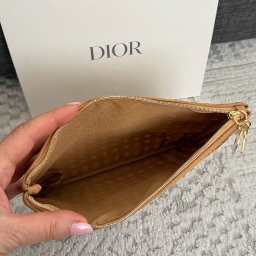 Dior collectible toiletry bag 2026 new, beige