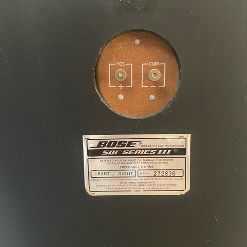 Bose 501 speakers like new