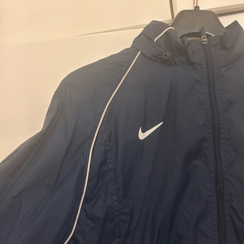 Nike jacket used, thin and waterproof, blue, size M