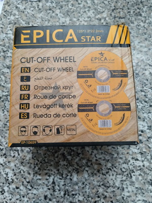 Metal cutting discs 125×1.2×22.2 set of 25 new