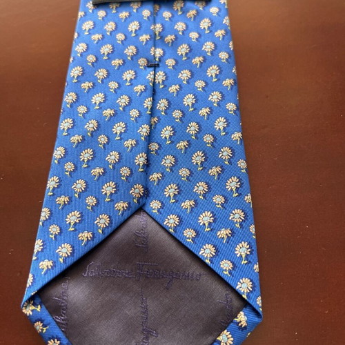 Ferragamo tie like new blue
