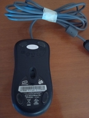 Microsoft Basic Optical Mouse wired, black