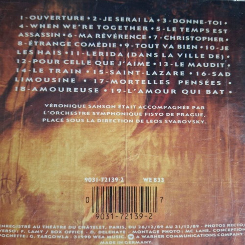 Pack of 6 French music CDs used, good condition