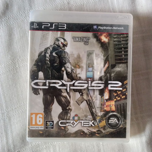 Crysis 2 PS3 game like new, action adventure shooting