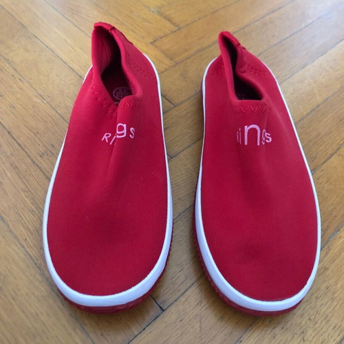 Neoprene red non-slip shoes size 35 new