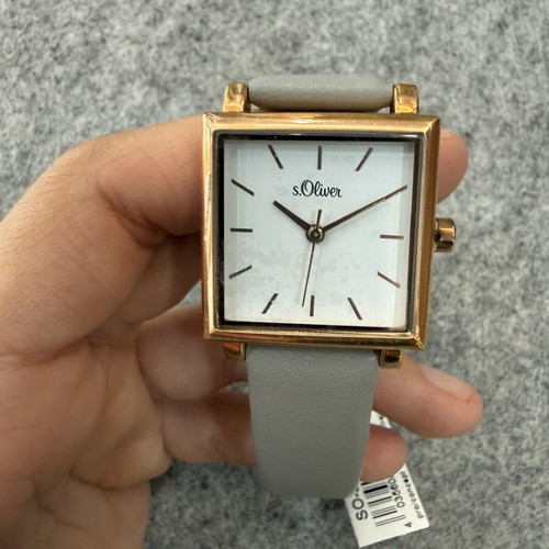 S.Oliver SO-3711-LQ women's watch, quartz, leather strap