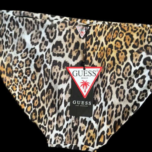 Guess bikini bottom large new, black and brown