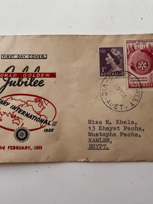 Australia First Day Cover 1955 used